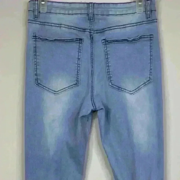 Altar'd State Tennley Flare Raw Hem Bell Bottom Jeans Womens size L - Picture 6 of 7